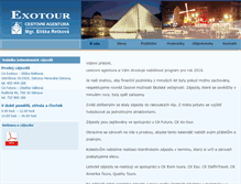 Tablet Screenshot of exotour.cz